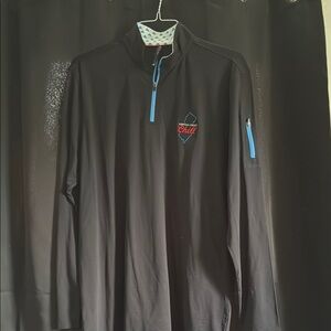 Men's Black Jacket with Blue Accents COORS LIGHT JERSEY FLEECE